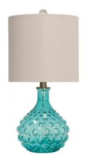 Blue table lamp for sale  Lithonia