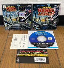 Mega CD * STAR WARS REBEL ASSAULT * Japão SPINE REG QUASE EM PERFEITO ESTADO MUITO BOM ESTADO comprar usado  Enviando para Brazil