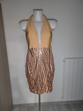 Abito paillettes nude usato  Capua