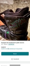 Scarponi snowboard usato  Roma