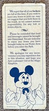 Disneyland vintage 1987 for sale  Kailua Kona