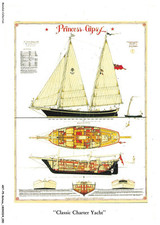 ARTP5-0317-BATEAU - princess gipsy - classic charter yacht na sprzedaż  Wysyłka do Poland