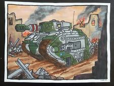 Warhammer dessin acrylique d'occasion  Limoges-