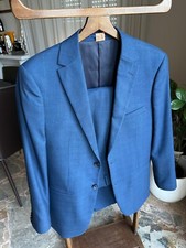 Abito blu quadri usato  Brescia
