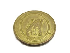 Moeda de 25 fichas navio de cruzeiro design náutico vintage comprar usado Moeda de 25 fichas navio de cruzeiro design náutico vintage comprar usado  Enviando para Brazil