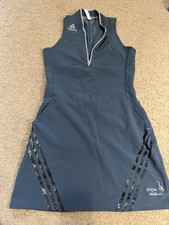 Vestido de golfe Adidas feminino azul com logotipo W XS costas de corrida com bolsos sem shorts comprar usado  Enviando para Brazil