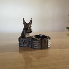 Aschenbecher holz hund gebraucht kaufen  Deutschland