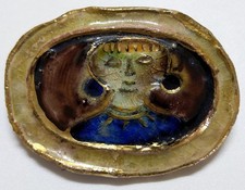 Spilla vintage ceramica usato  Massa Lombarda