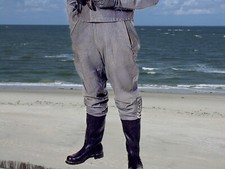 Boot lederhose stiefelhose gebraucht kaufen  Jarplund-Weding