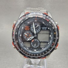 Relógio Citizen Skyhawk masculino 42mm mostrador preto aço C300-Q00214 PEÇAS comprar usado  Enviando para Brazil