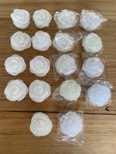 Velas flutuantes de flores brancas cabeças de rosa X 18 comprar usado  Enviando para Brazil