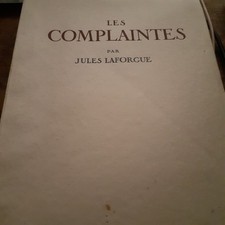 Complaintes jules laforgue d'occasion  Orleans-
