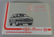 Betriebsanleitung alfa romeo gebraucht kaufen  Jever