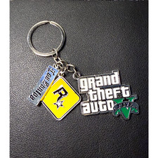 Chaveiro Grand Theft Auto GTA V Rockstar Los Santos Los Angeles Key Tag GTA V comprar usado  Enviando para Brazil