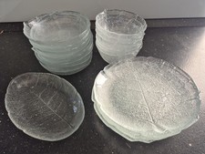 Glasschalen blattmuster gebraucht kaufen  Ludwigsburg
