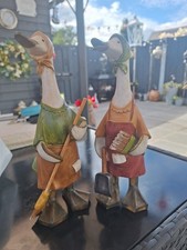 Pair ducks wooden for sale  DONCASTER