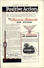 1926 PAPER AD CAR AUTO American Air Compressor Suporte Bomba de Óleo Tank Co  comprar usado  Enviando para Brazil