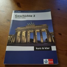 Geschichte kurz klar gebraucht kaufen  Schmölln