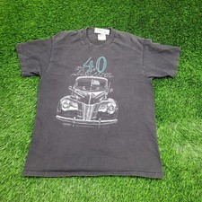 Camisa Ford Deluxe Vintage 1940 M/L 20x27 Preta Desbotada comprar usado  Enviando para Brazil