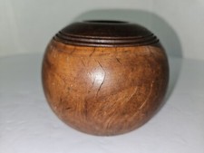 Bóia de bola redonda decorativa vintage de madeira Burl? Flutuador de pesca? comprar usado  Enviando para Brazil