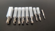 Brocas espirais de compressão de metal duro CNC ferramenta Amana 1/2 3/8 1/4 Onsrud 1/8 (lote de 9) comprar usado  Enviando para Brazil