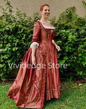 Vestidos de noite vintage medievais vitorianos da Guerra Civil Southern Belle vitorianos comprar usado  Enviando para Brazil