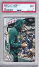 2020 Topps Update #U-94 JESUS LUZDO RC Oakland ROOKIE SP Variação Estado perfeito PSA 9 comprar usado  Enviando para Brazil