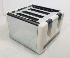 Torradeira Vintage Toastmaster Cool Aço Fenda Larga 4 Fatias D772 Branca - Testada comprar usado Torradeira Vintage Toastmaster Cool Aço Fenda Larga 4 Fatias D772 Branca - Testada comprar usado  Enviando para Brazil