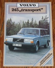 1981 Volvo 245 Transport Van Prospekt brochure n 140 164 240 244 264 260 265 comprar usado  Enviando para Brazil