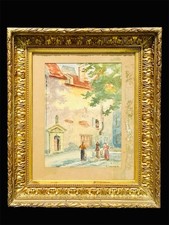Tableau ancien aquarelle d'occasion  Senlis