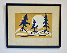 Block print framed for sale  Reston