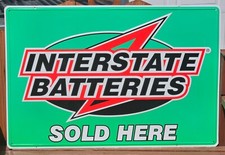 Sign interstate batteries for sale  USA