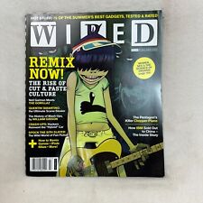 Usado, Revista WIRED julho 2005 remix agora! The Rise Of Cut & Paste Culture The Gorillaz comprar usado  Enviando para Brazil