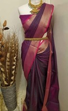 Kora muslin saree for sale  CROYDON