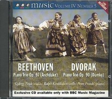 BEETHOVEN: ARCHDUKE & DVORAK: DUMKY PIANO TRIOS / PETER FRANKL, GYÖRGY PAUK ETC, używany na sprzedaż  Wysyłka do Poland