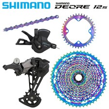 SHIMANO DEORE M6100 Kit 12 velocidades com corrente de arco-íris Cassete 11-50t comprar usado  Enviando para Brazil