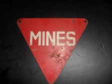 Riginal minenschild blechschil gebraucht kaufen  Deutschland