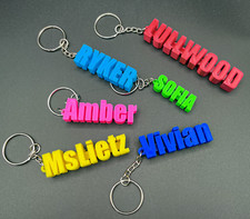 Usado, Chaveiro com nome personalizado, presente com nome personalizado, meia, mochila, etiqueta comprar usado  Enviando para Brazil