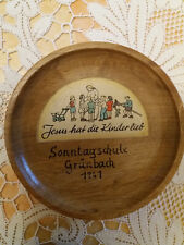 Wandteller holzteller bemalt gebraucht kaufen  Falkenstein