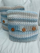 Handmade knitted cushions for sale  CARDIFF