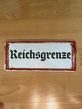 Dekoschild grenzschild reichsg gebraucht kaufen  Weilerswist