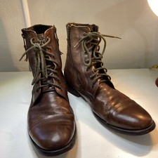 Botas masculinas Kenneth Cole Reaction couro marrom tamanho 9.5 com zíper hit masculinas comprar usado  Enviando para Brazil