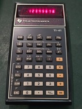 Calculatrice vintage texas d'occasion  Ciry-le-Noble
