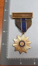 Fita medalha vintage 1950 American Legion Chicago Convention Delegado 1477, usado comprar usado  Enviando para Brazil