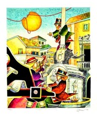 Francesco nesi serigrafia usato  Taranto