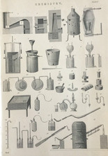 Antique chemistry print for sale  TORRINGTON