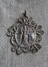 Medaglia votiva argento usato  Vejano