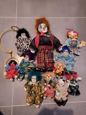 Lot clowns vintage d'occasion Lot clowns vintage d'occasion  Saintes