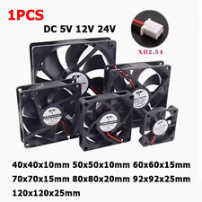 Ventiladores de refrigeração DC 5V 12V 24V ventilador de gabinete de computador 40/50/60/70-120mm dissipador de calor estojo de PC comprar usado  Enviando para Brazil