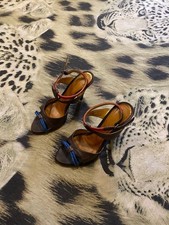 Usado, Sandália Bottega Veneta Feminina Tamanho 37 1/2 Luxo Praia Europa Anos 90 Ano Novo Meninas SunFad comprar usado  Enviando para Brazil